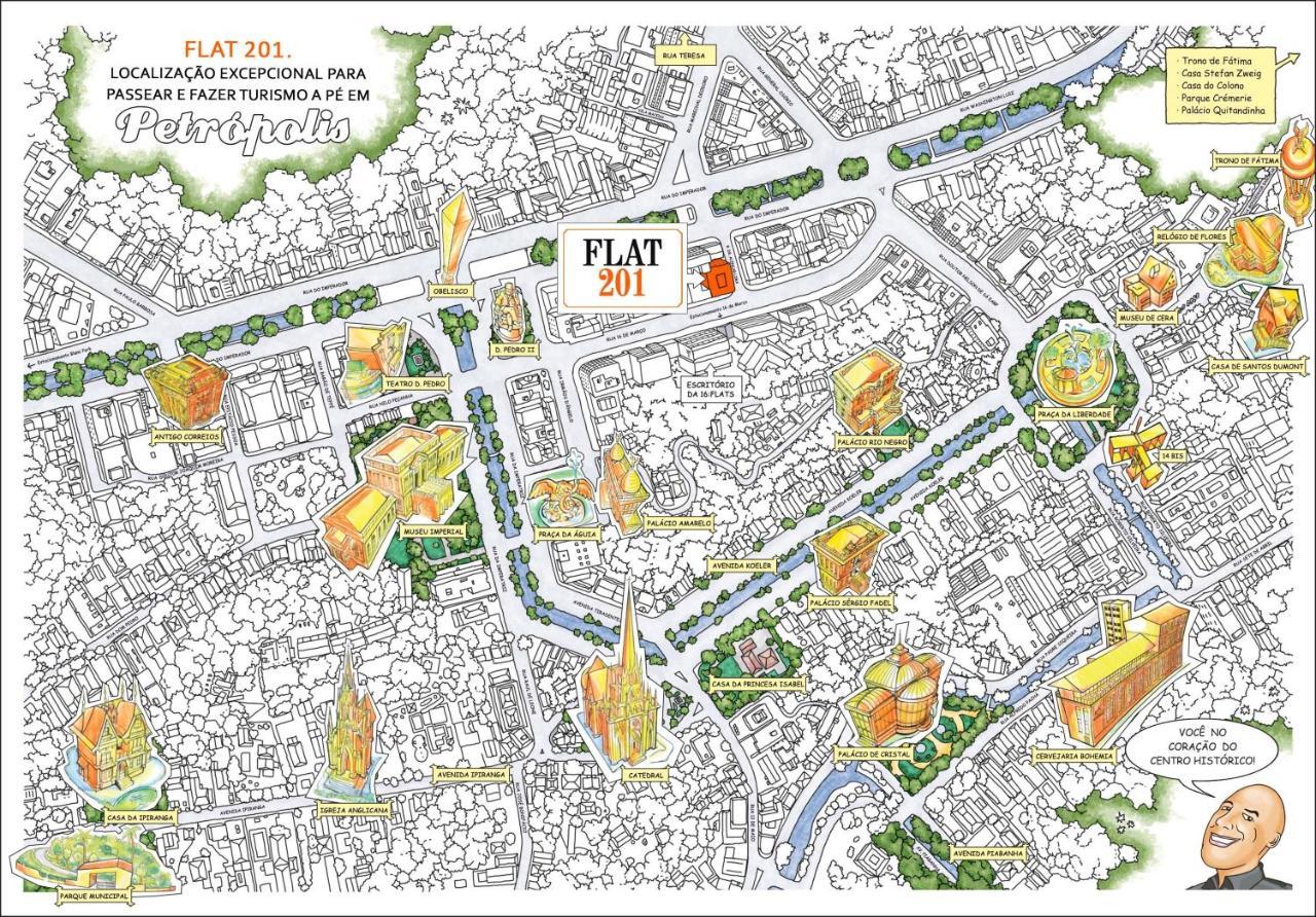 Flat 201 Lägenhet Petrópolis Exteriör bild